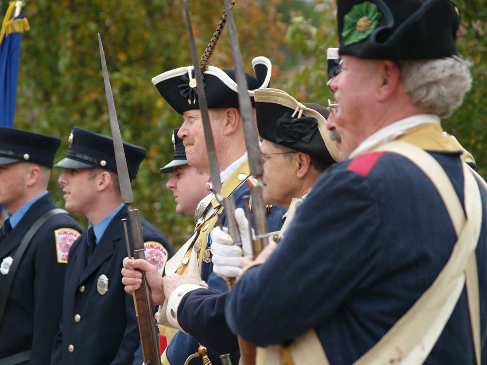 Militia in Revolutionary War Costume